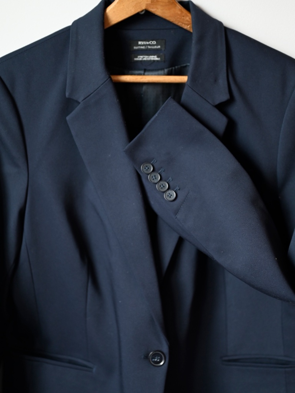 RW&Co. Suit Jacket - Classic Navy Blue - Never worn.